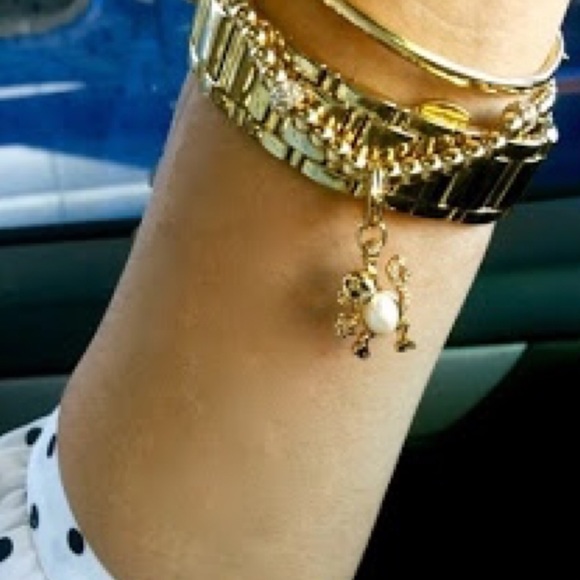 KATE SPADE • Gold How Charming Beaded Bracelet - Picture 2 of 6